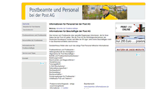 Desktop Screenshot of post-beamte.de